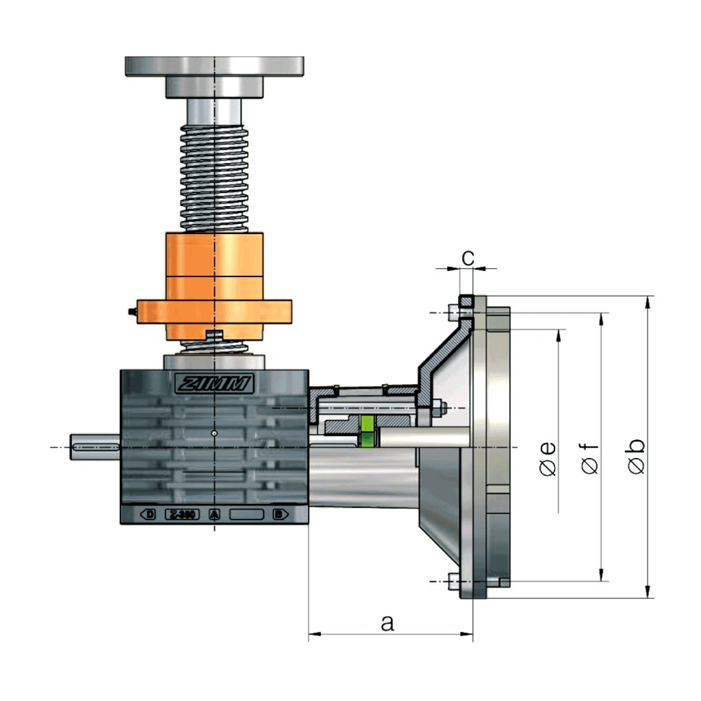 Flange motore 2,5 - 1000 kN | ZIMM