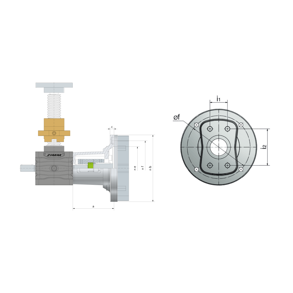 Flange motore 2,5 - 1000 kN | ZIMM