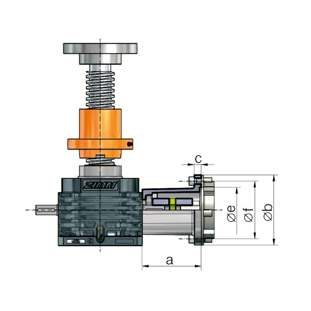 Flange motore 2,5 - 1000 kN | ZIMM