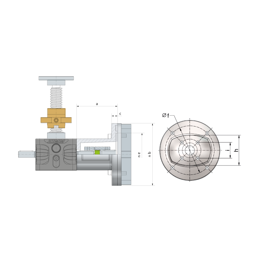 Flange motore 2,5 - 1000 kN | ZIMM