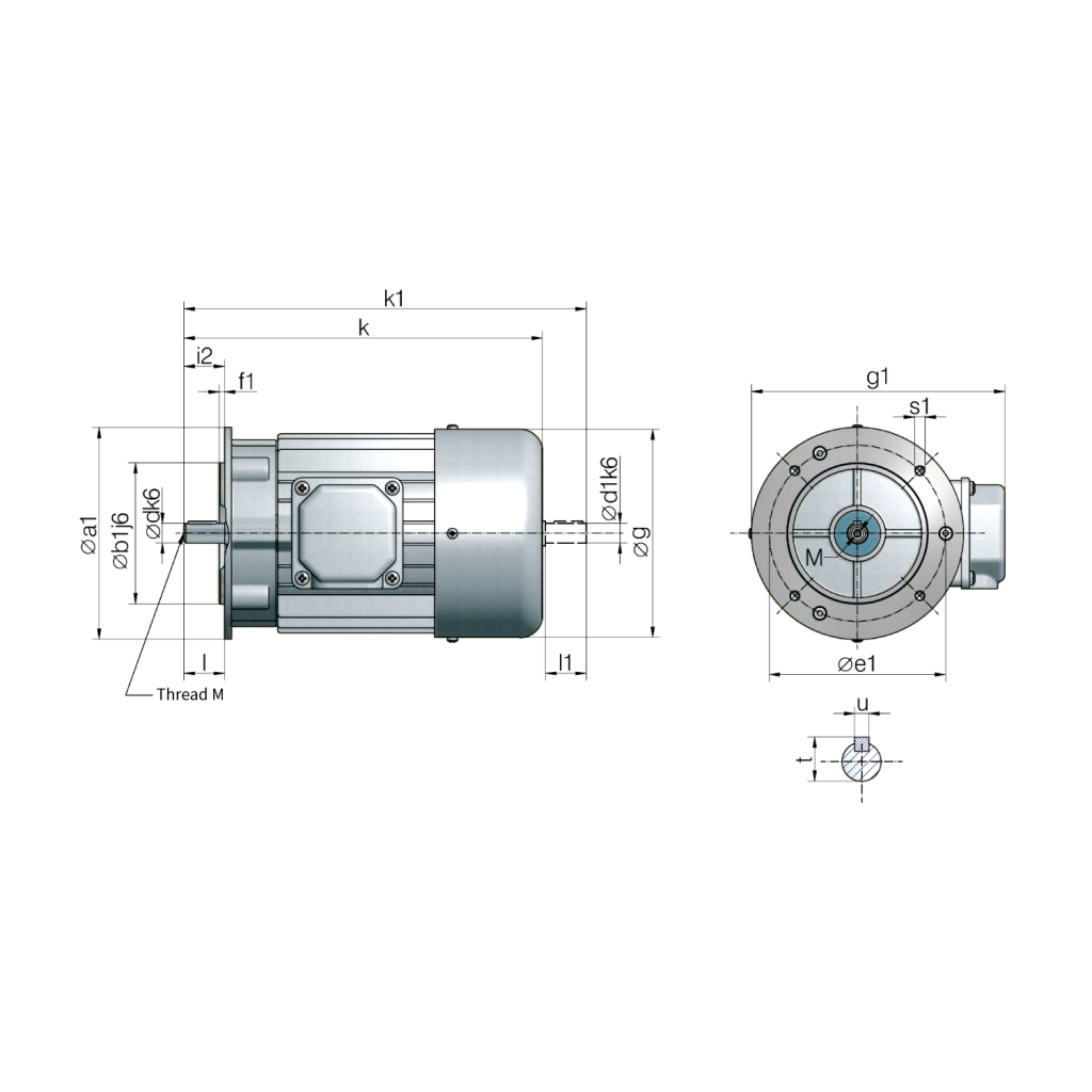Motori trifase AC | B14B | ZIMM