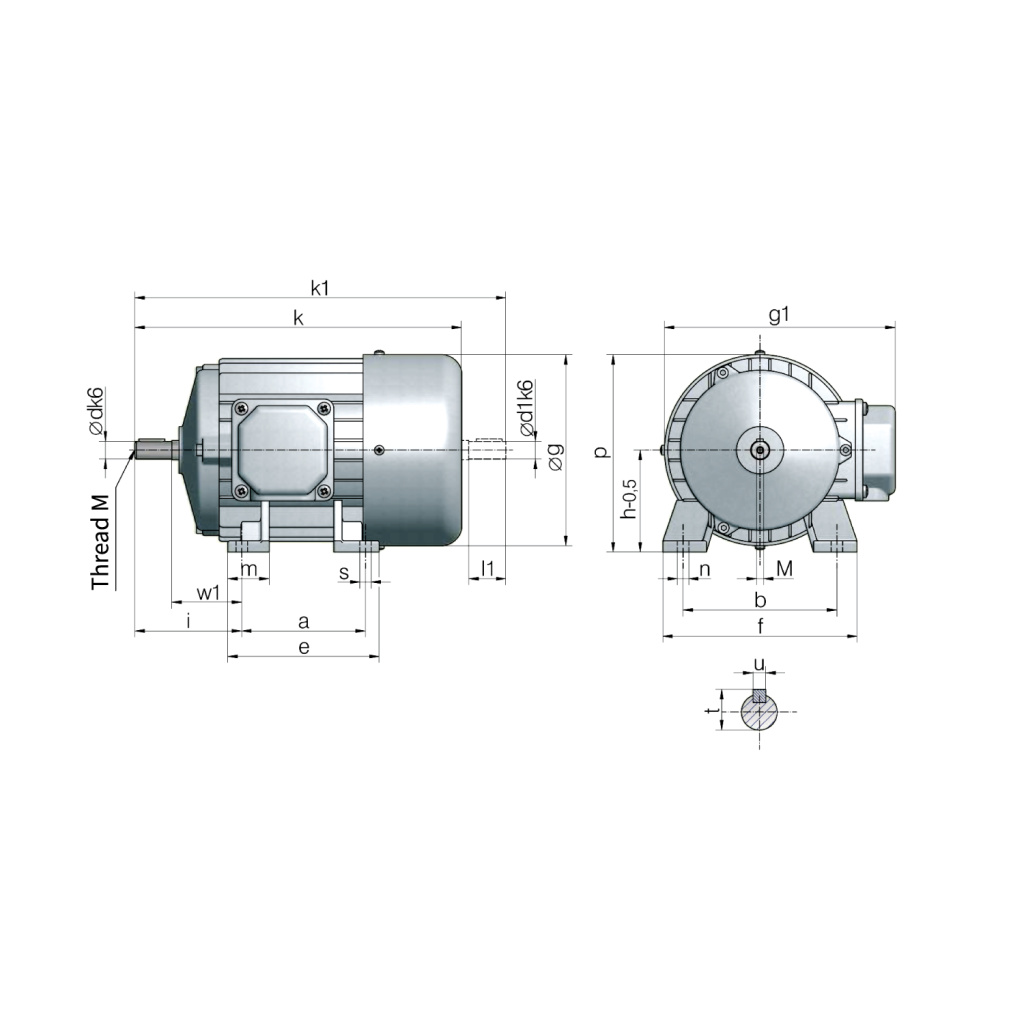 Motori trifase AC | B3 | ZIMM